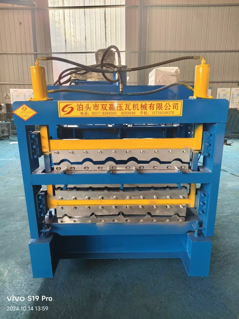 Triple-Use Color Coating Steel Roll Forming Machine